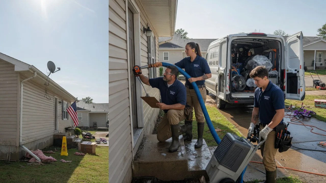 Ceiling Water Damage Restoration in Sylvan Grove, KS near me